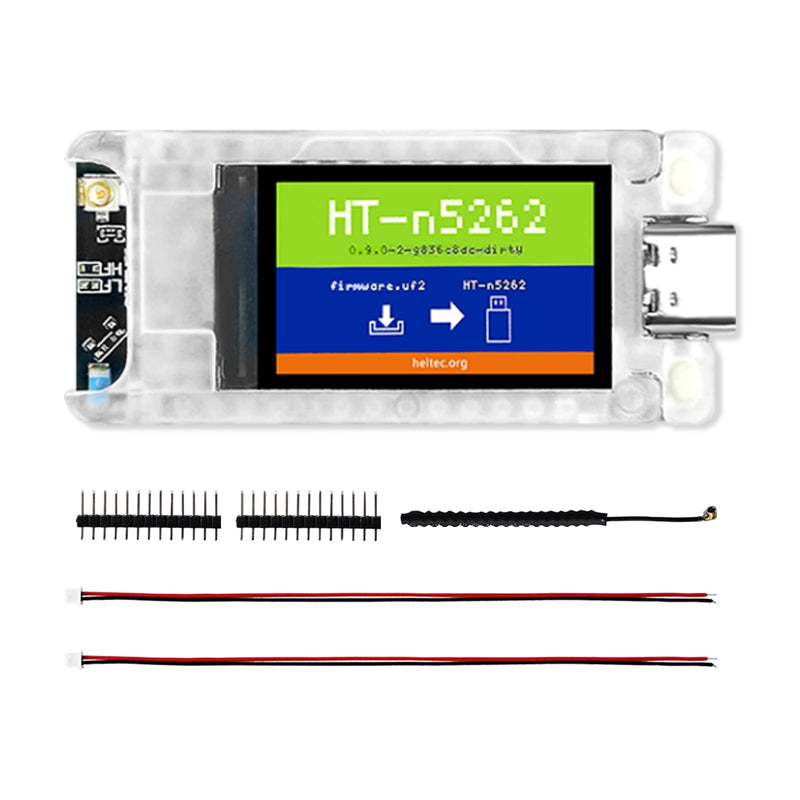 Meshtastic Mesh Node T114 V2 nRF52840 and SX1262 LoRa Chip Development Board Kit GPS Tracker 902-928MHz with 1.14 inch TFT-LCD Display BLE Compatible with Arduino (T114 with Screen) T114 With Screen