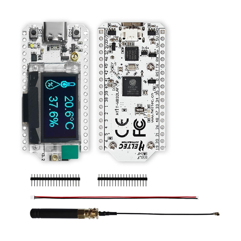 WiFi LoRa 32 V3 ESP32-S3FN8 SX1262 Development Board 902-928MHz Integrated WiFi BLE LoRa with Antenna Onboard 0.96-inch OLED Display for Meshtastic LoRaWAN (WiFi LoRa 32 V3) WiFi LoRa 32 V3