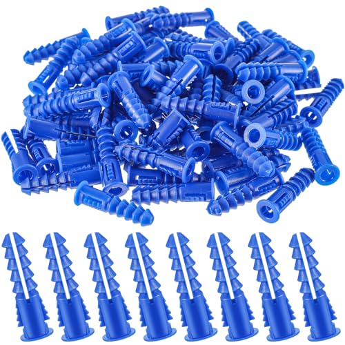 500 Pcs 8-10-12 x 1-1/4 Inch 1 (Blue) Blue 500