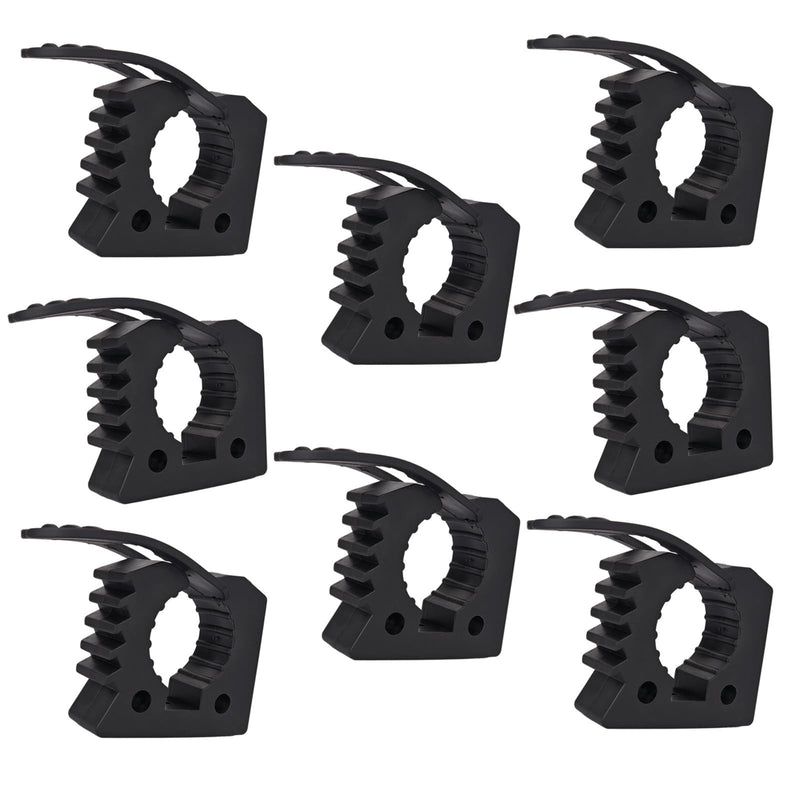 Quick-Release Rubber Clamp,Rubber Mount Clamps from 1'' to 1-1/3'' in Diameter Tools,Used by vehicle on Off-road vehicles, UTVs, ATVs (8pcs) 1''to1-1/3(8p)