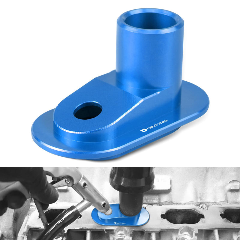 Bevinsee Carbon Cleaning Walnut Blaster Adapter Compatible with Audi S4 S5 A6 Q7 SQ5 3.0TFSI Engine Compatible with VW Vehicles with Engine Code BYD Aluminum Blue