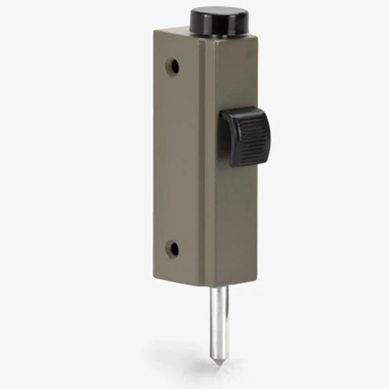Gliding Patio Door Auxiliary Foot Lock Compatible with Andersen OEM Part #1997220 (1978 to Present), 2-13/16" Mounting Hole Centers, Stone Diecast