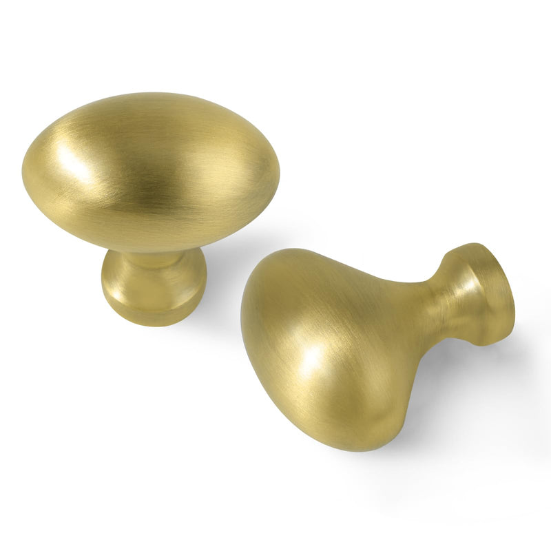 12 Pack Antique Brass Oval Cabinet Knobs Decorative Hardware for Kitchen Cabinets Drawers Dressers Bathroom Zinc Alloy Handles TY-AB-K12 12