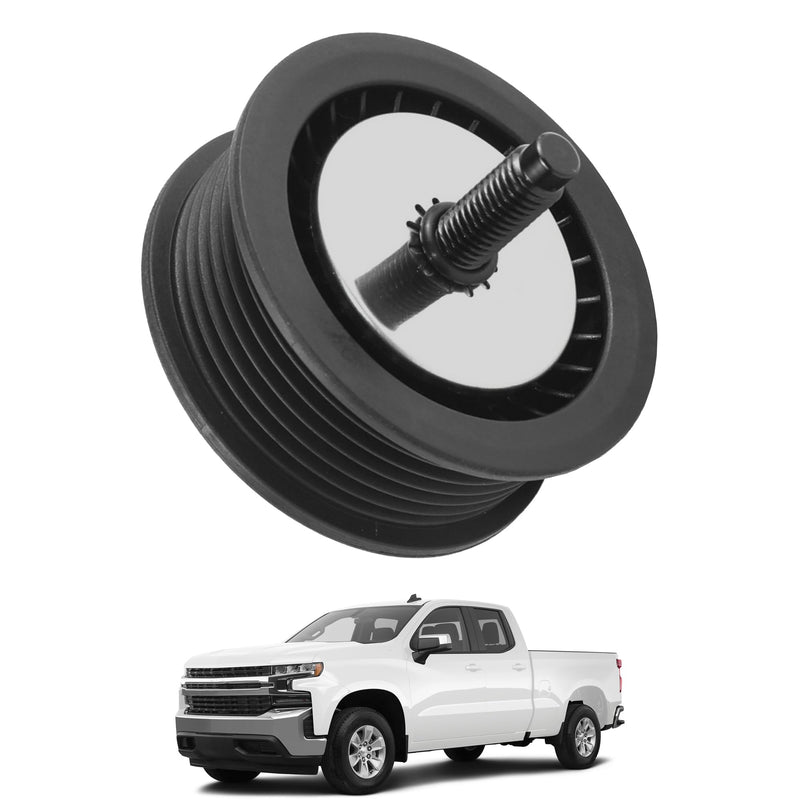 12700122 Drive Belt Idler Pulley Compatible with 2014-2015 Chevy Cruze 2019-2022 Chevrolet Silverado 1500 LTD Tahoe Suburban GMC Sierra 1500 Yukon Cadillac Escalade ESV Replaces 12720530