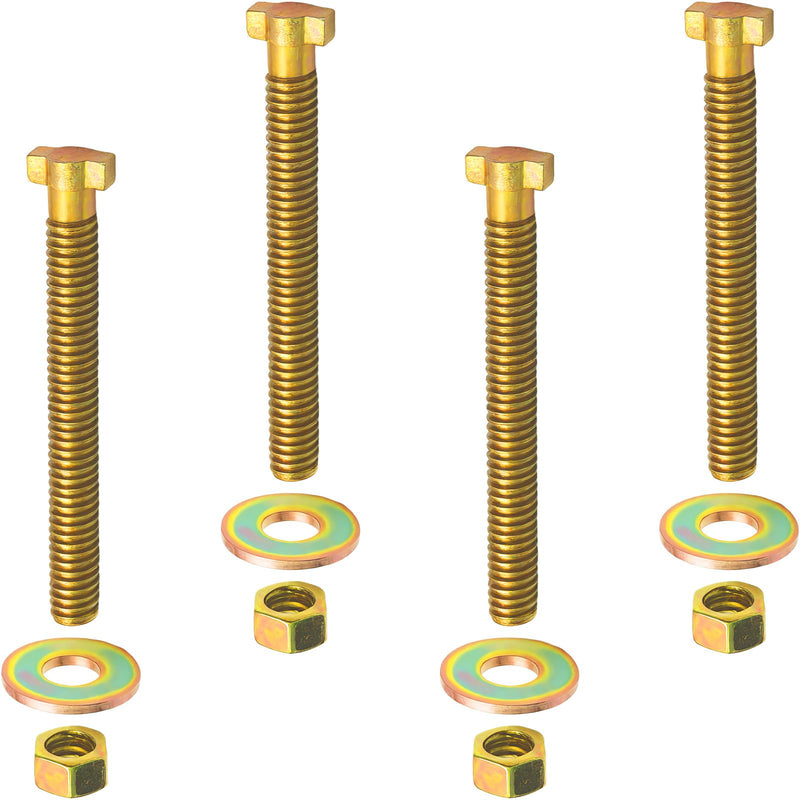 4pcs Brake Cage Bolt Assembly - Fits for Semi Truck,Air Spring Brake Chamber Repair (Replaces Bendix 800921/TR800921)-1/2" Thread and 4-13/16"Length 4pcs Golden