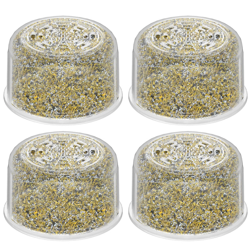 4 Pack Shower Head Filter Replacement Cartridge Compatible with All Canopy Fixed & Handheld Filtered Shower Head, Shower Filter For Hard Water 4 Pack