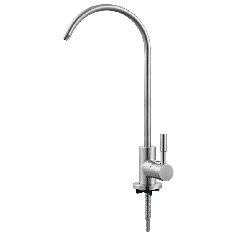 Drinking Water Faucet Brushed Nickel SUS304 Stainless Steel Kitchen Water Filter Faucet, Lead-Free Reverse Osmosis Water Faucet RO Faucets