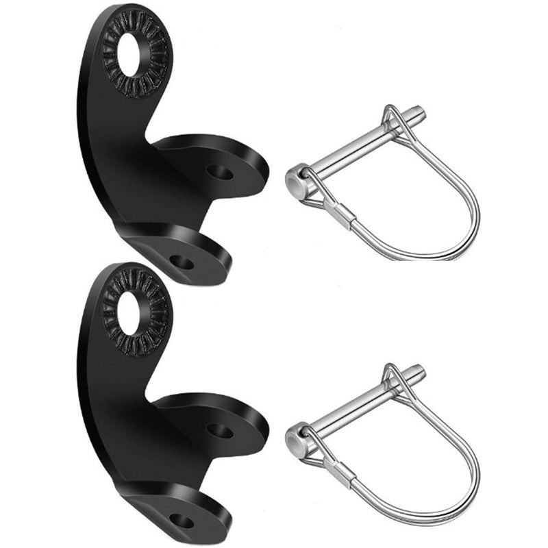 Bike Trailer Hitch Coupler Attachment Steel Hitch Bicycle Trailer Attachment Bike Cargo Trailers Coupler Compatible with Burley Bicycle Trailers, 2Pack