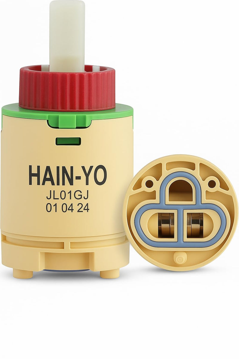 HJ-40 (JL01GJ) Hain-Yo, Huntington Brass, Vima Decor Faucet Cartridge Replacement - 40mm Diameter Shower Cartridge - Easy Installation HJ-40 (JL01GJ)