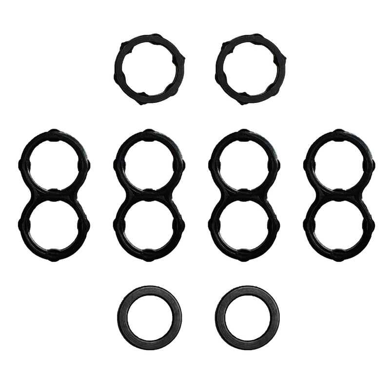 Camshaft Gasket Compatible with Toyota Lexus Models, Camshaft Bearing Cap Hole Gasket 11159-31010 90430-10024 11159-38010