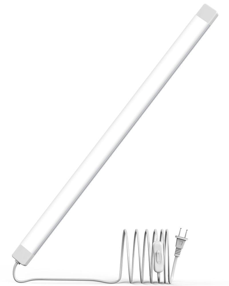 ASOKO 25Inch Under Cabinet Lights,Plug and Play Under Counter Lighting,6000K Cool White with 1000LM Super Bright,ETL Light Bar with ON/Off Switch for Kitchen,Under Desk,Workbench 25 Inch