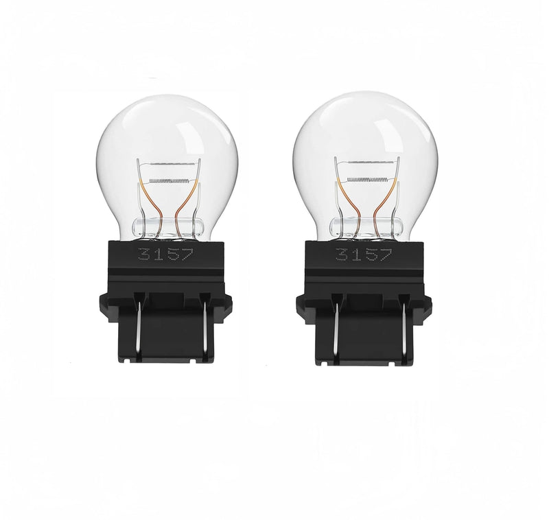 2 Pack 3157 3457 4157 Bulb Brake/Tail/Turn Signal Light/DRL(Daytime Running Lights) 3157ll 12V P27/7W 3047 3057 4057 4114 Trailer Bulbs Fit for F150 Focus Altima Silverado Jeep Cherokee