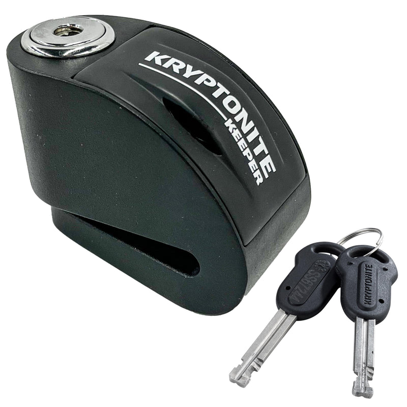 Kryptonite Keeper Alarm Disc Lock, Heavy Duty Anti-Theft Motorcycle Disc Break Lock Waterproof 100db Alarm, 5.5mm Pin Powersport Disc Break Lock for Motorbikes Scooters | bike-locks