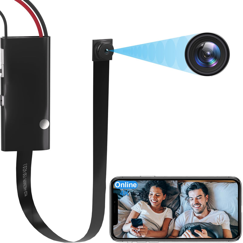 Wireless DIY Hidden Camera Portable 1080P HD WiFi Remote Real-Time Mini Spy Camera Nanny Cam Security Camera for Indoor Security