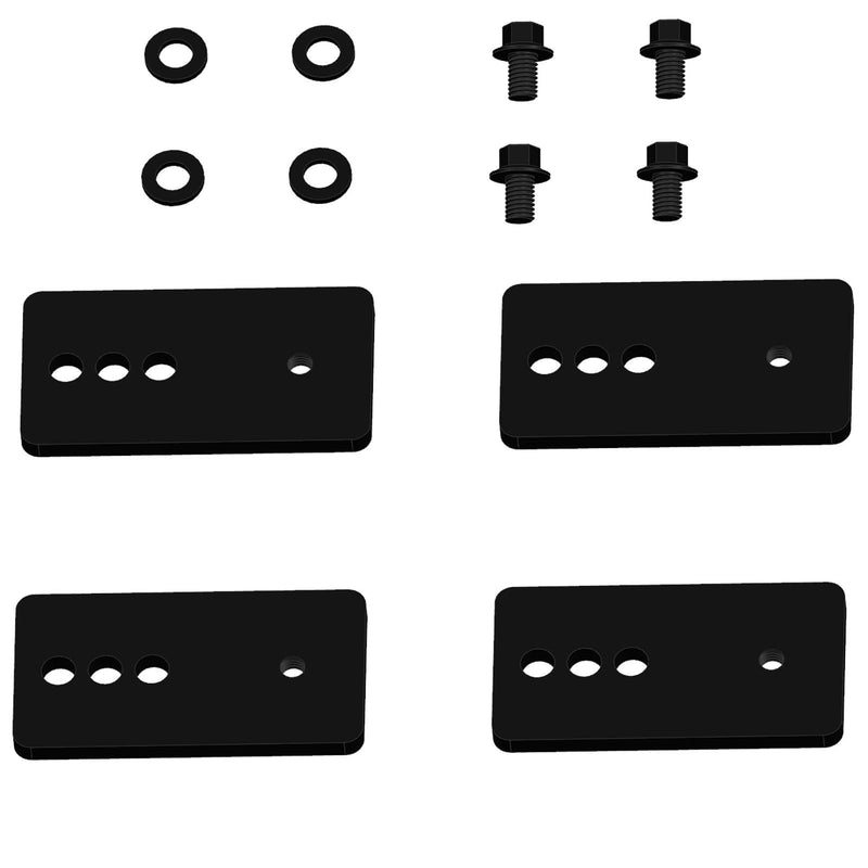 Aerospace-Grade Aluminum Seat Relocation Brackets Kit for 1967-2002 Camaro/Firebird | 1.5/2/2.5" 3-Position Adjustable | 50% Lighter Than Steel | Anti-Corrosion & Rustproof (Set of 4)