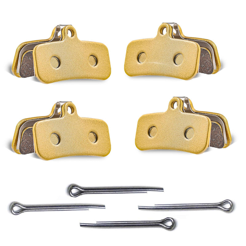 4 Packs Replacement Genuine Front and Rear Basin Brake Pads for Sur Ron Light Bee X/S, Talaria Sting MX3 R/MX4 and Segway X160/X260, Electric Off-Road Bike Replacements 4 Pack