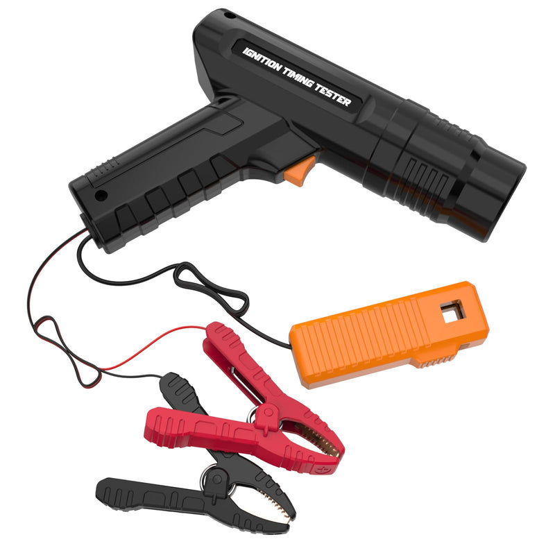 Timing Light Automotive,12V Inductive Ignition Timing Light Gun for 2&4 Stroke Petrol Engine Car,Motorcycle,everse Polarity Protection, Overload Protection.