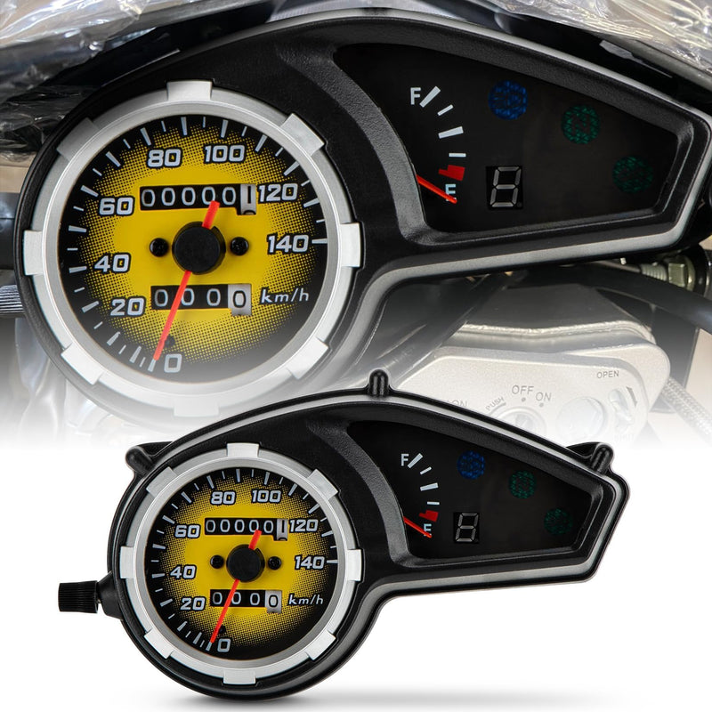 Speedometer for Hawk 250 - PSLER Motorcycle Speedometer Motorcycle Tachometer Dirt Bike Odometer Fuel Gauge for Hawk 250 Hawk 250CC,1 PCS