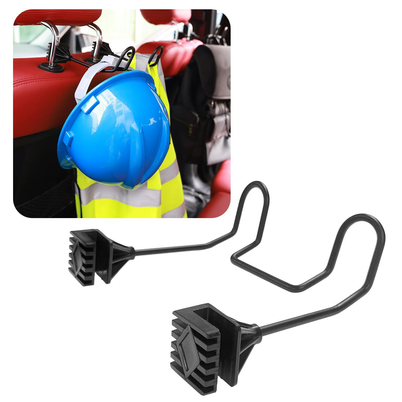 Hard Hat Holder for Truck Seat - Work Truck Accessories for Hard Hat & Safety Vest,Car Back Seat Headrest Hooks for Men (1 PCS) 1 PCS