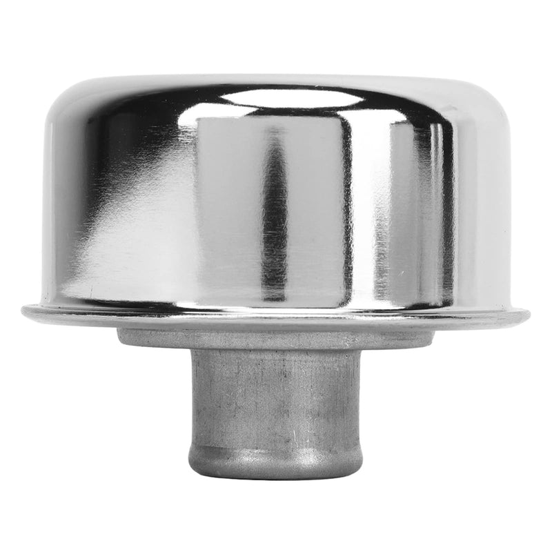 Round Valve Cover Breather, Push in Breather Fit, Oil Filler Cap Replacement for SBC BBC SBF 327 350 302 454 502 1‑1/4 in Hole Valve Cover