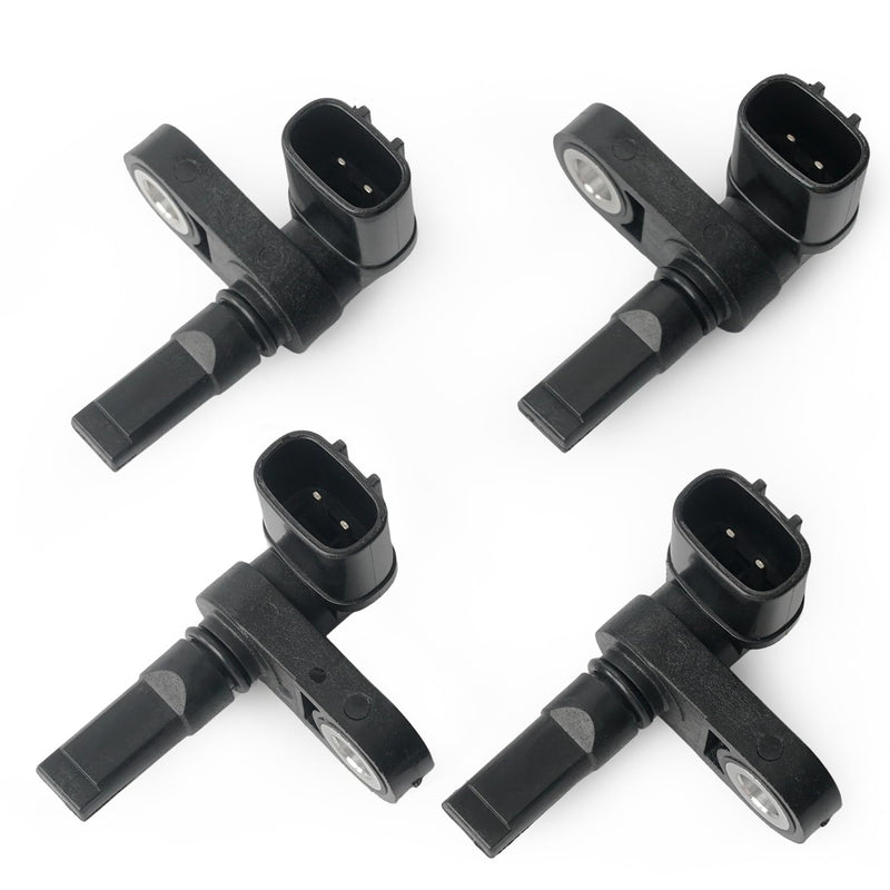 4PCS ABS Wheel Speed Sensor Compatible with Toyota Tacoma 05-14, 4Runner 03-15, FJ Cruiser 07-14, Land Cruiser 08-15, Lexus GX460 10-15, GX470 03-09, LX570 08-15, LX600 Replace 89542-04020 89542-60050