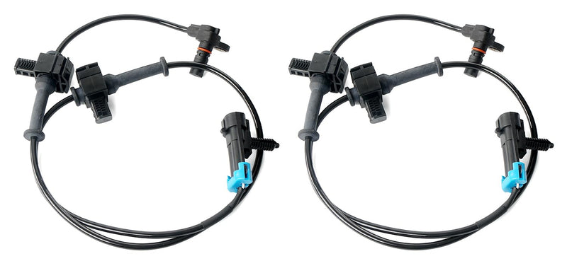 Rear ABS Wheel Speed Sensor Left & Right Compatible with 2007-2013 Chevy Silverado 1500 2500 3500, GMC Sierra 1500, Chevy Cheyenne Replace ALS1757 20938121 10384745 15872664 SU9441 5S7975 2ABS0171