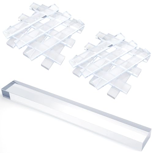 200 Pcs 1/8" X 1/4" X 2" Clear Setting Blocks for Glass Shims 200 1/8" X 1/4" X 2"