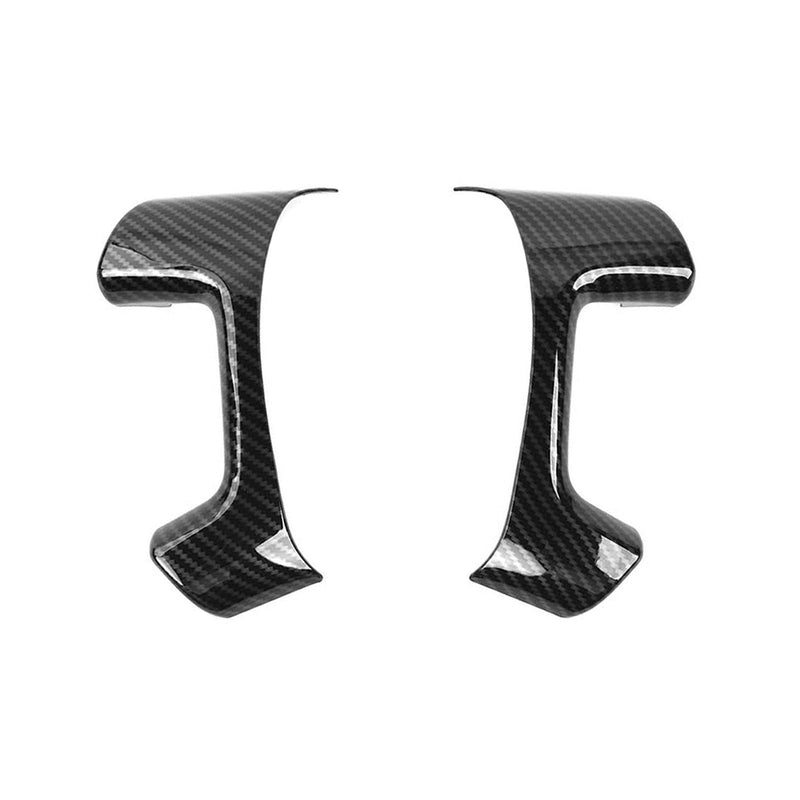 Carbon Fiber Steering Wheel Trim Cover Compatible with Chevy Silverado/Tahoe/Suburban/Avalanche/ESCALADE/GMC-Yukon/GMC-Sierra 2007-2013 Carbon Fiber