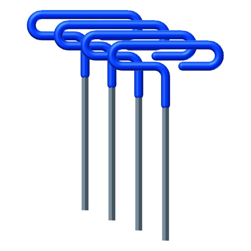 EKLIND 54640 4 MM Cushion Grip Hex T-Handle T-Key allen wrench (Pack of 4) One Size (Pack of 4)