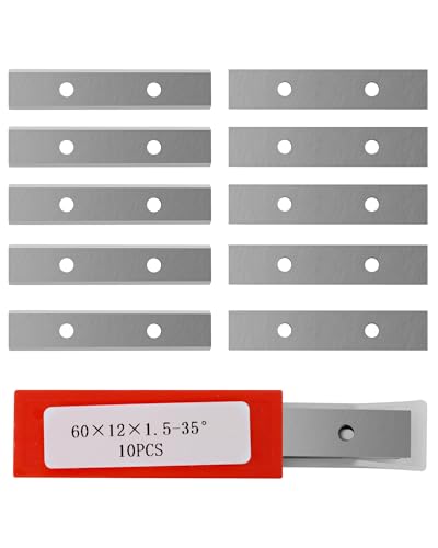 2-3/8"(60MM) Carbide Paint Scraper Blade, 10Pcs Double-Edged Reversible 2-3/8"(60MM)