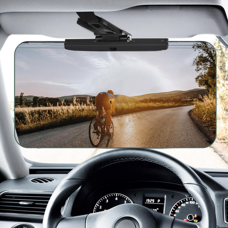 Sun Visor Extender for Cars，Adjustable Polarized Sun Visor Extender ，Polarized Car Sun Visor，Safe Driving Extension for Glare/UV ，Clip on, Universal (Universal, L) Large