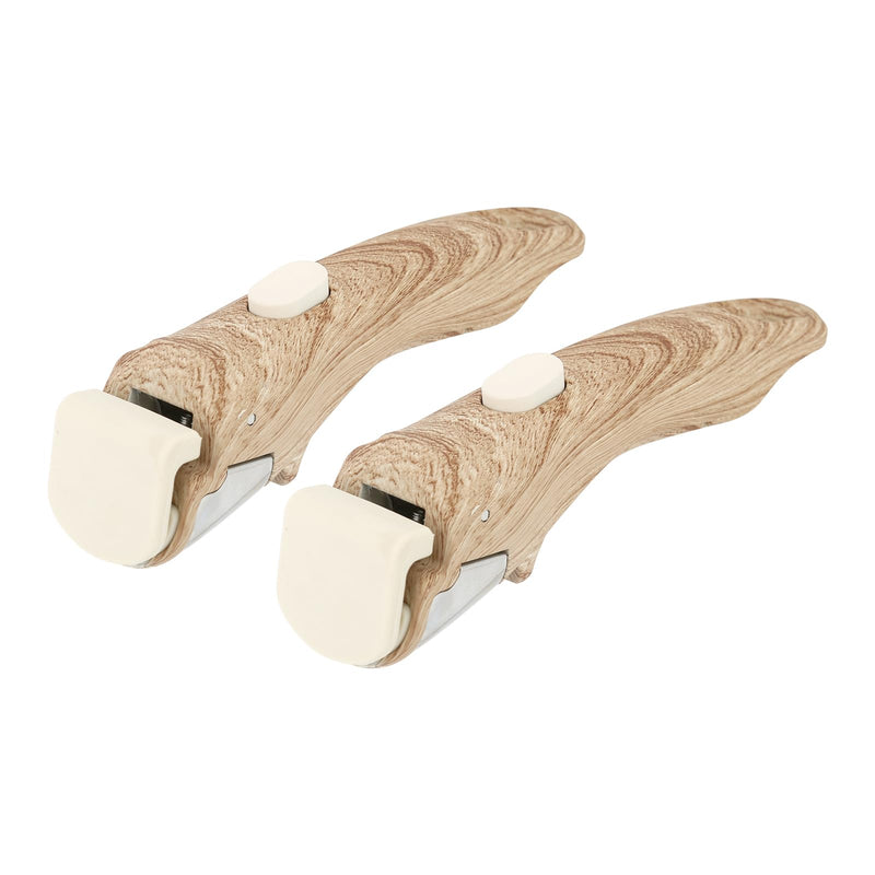 Removable Handle Wood-Like, Detachable Handle for Pots and Pans, Universal Cookware Handles, Compatible with Thin Edge Cookware, 2 Pack
