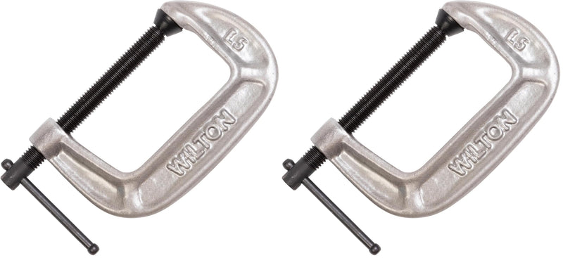Wilton C-Clamp, 3" Opening, 2" Throat, 1430 Lbs. Clamping Force (Model 143C) (Pack of 2) 3 in. x 2 in. Pack Of 2