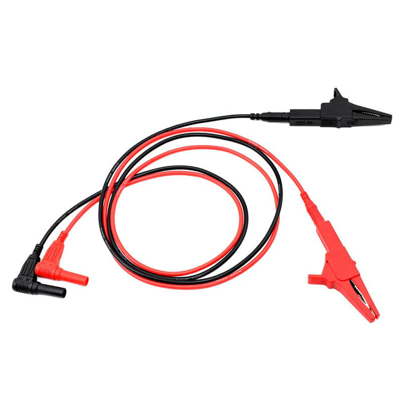 4Pcs Alligator Clip Test Lead Kit 14 AWG Heavy-Duty 4mm Banana Plug Replacement Leads,Silicone Jumpire Wires for Multimeter Meter Electrical Testing 3 Feet Test Lead Kit 4Pcs