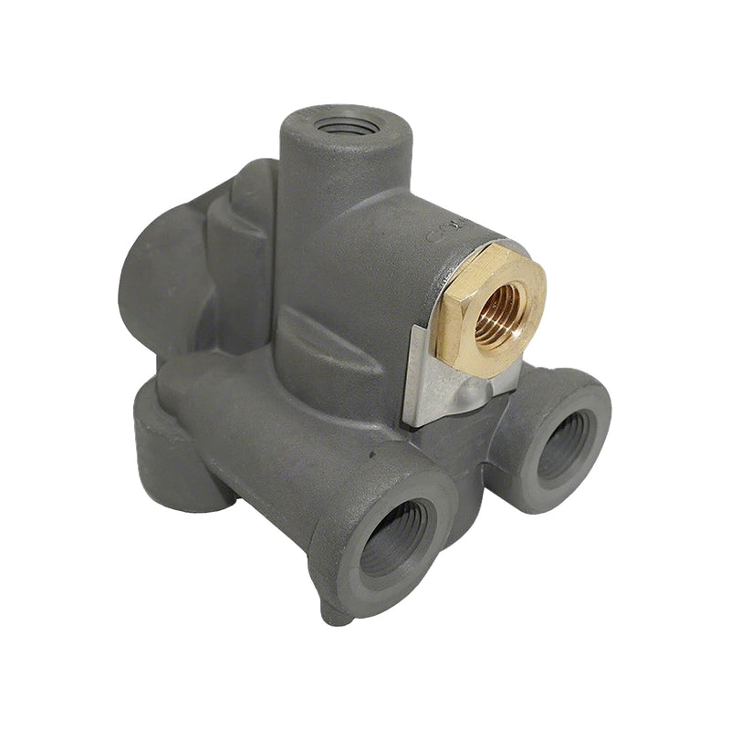 51301 Air Brake Emergency Relay Valve Compatible with Tramec Trailer Emergency Valve - 1/4" Supply & Control Ports - TEV Spring Brake Control, Anti-Lock, Corrosion Resistant