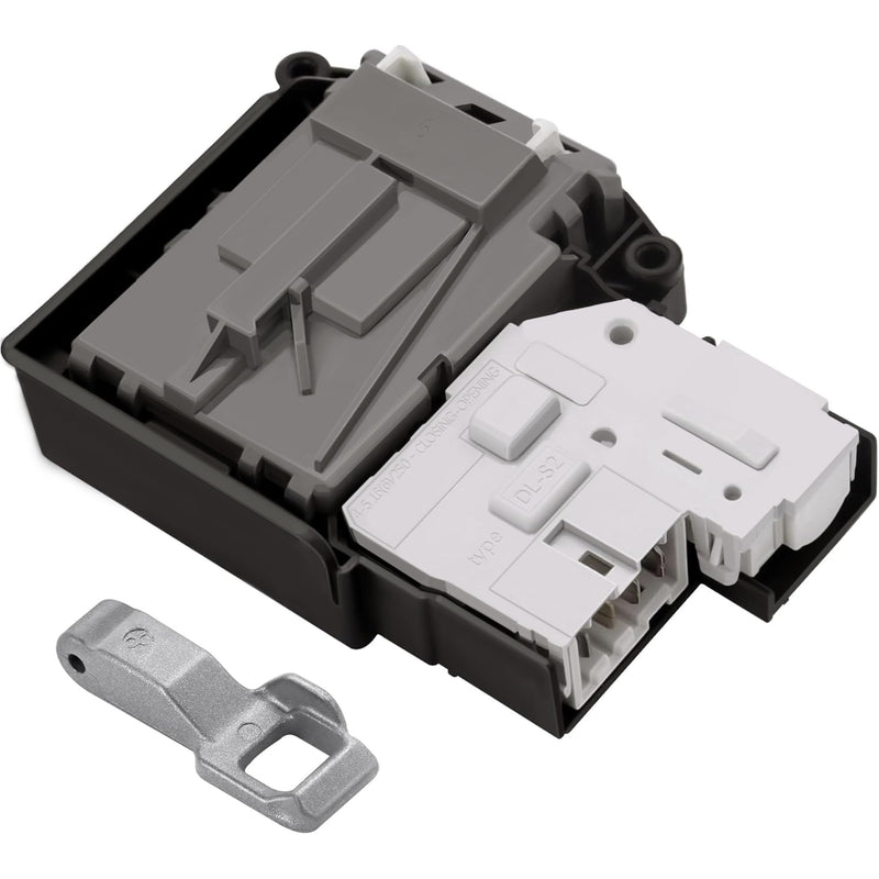 𝟐𝟎𝟐𝟓 𝐔𝐩𝐠𝐫𝐚𝐝𝐞 EBF61315802 Washer Door Lock Switch Compatible with LG & Kenmore Front Load Washers – Replaces MFG63099101 – Durable Replacement Part