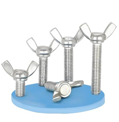 304 Stainless Steel Wing Butterfly Screws, Thumb Hand Screws for Electronic Equipment (5/16-18x2(10pcs),10) 5/16-18x2(10pcs) 10