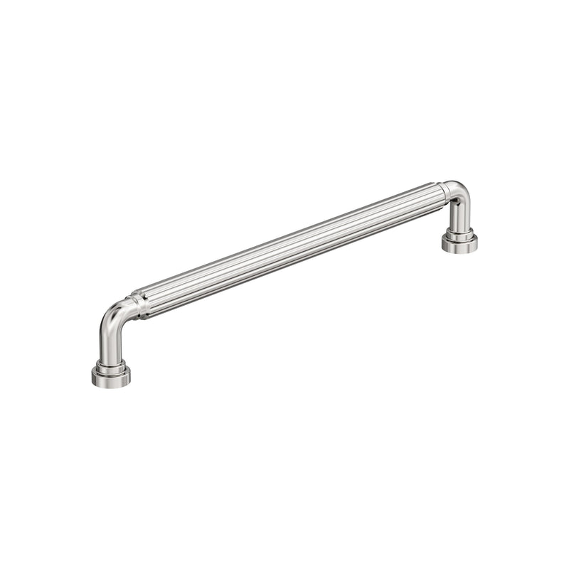 Amerock Cowrie 8-13/16 inch (224 mm) Center-to-Center Polished Nickel Cabinet Pull, BP37706PN