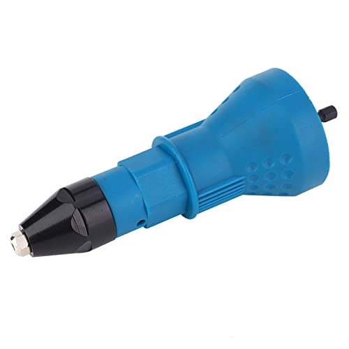 Electric Rivet Nut Adapter Efficient Riveting Tool for DIY Enthusiasts with Electric Drill (Blue) Blue