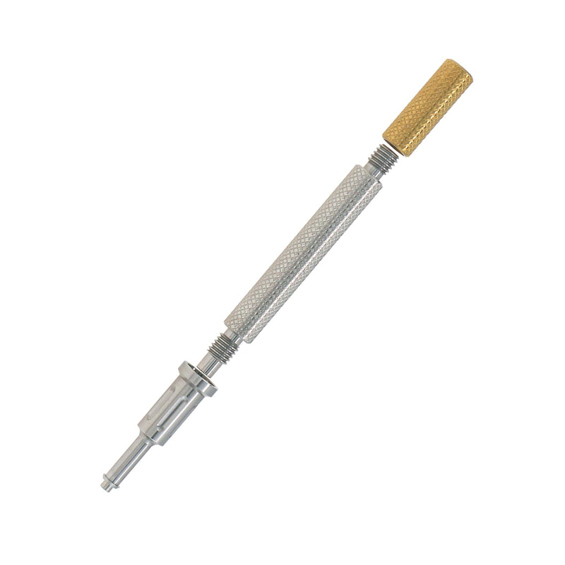 Universal Locater Core Tool Retention Caps Insertion Extraction Cap Bar Removal Male Cap (Locator Core Tool - Golden) Locator Core Tool - Golden