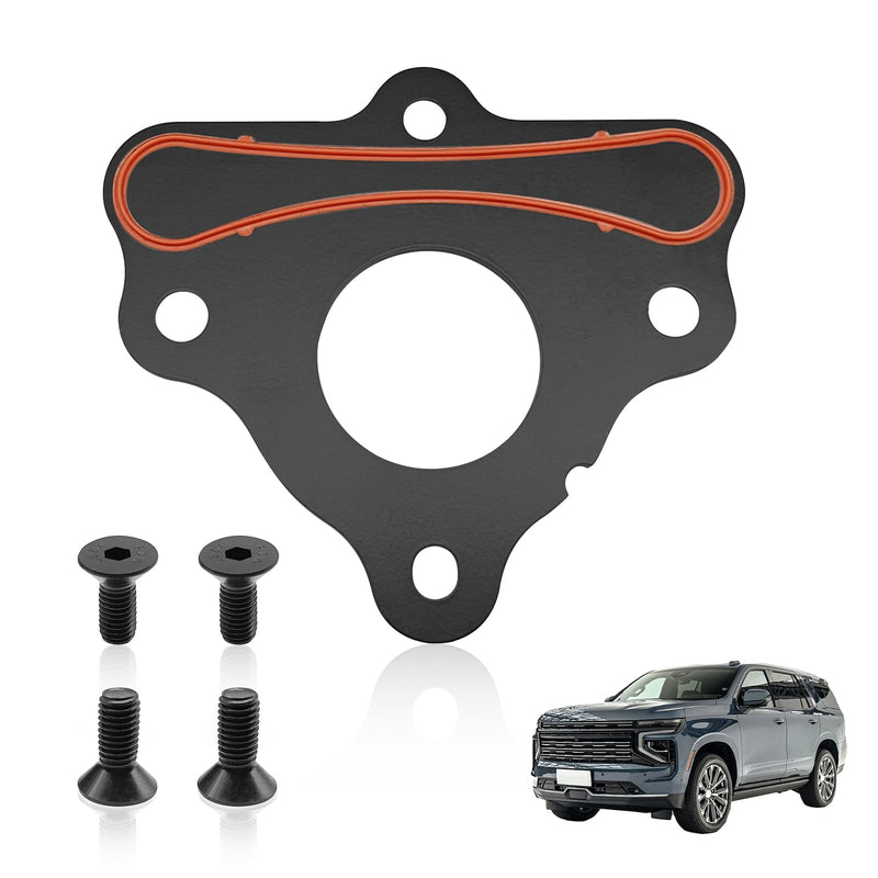 Camshaft Retainer Plate Gasket & Bolt Kit Compatible with Chevy Gen III V IV Engines LSX LS1 LT1 L83 L86 L87 LS2 LS3 Corvette Tahoe Replaces 12589016 MF127 73115