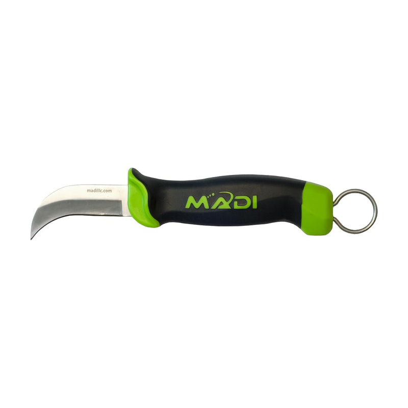 MADI FBSK-1 Fixed Blade Skinning Knife – Pointed Utility Blade for Linemen, Electrical & Utility Work