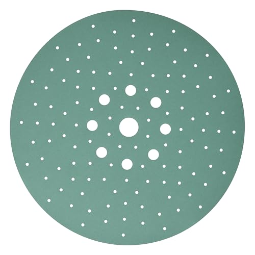 Serious Grit - 225mm (9-Inch) P220 Grit Drywall Sanding Discs - 25 Pack Box 220 Grit