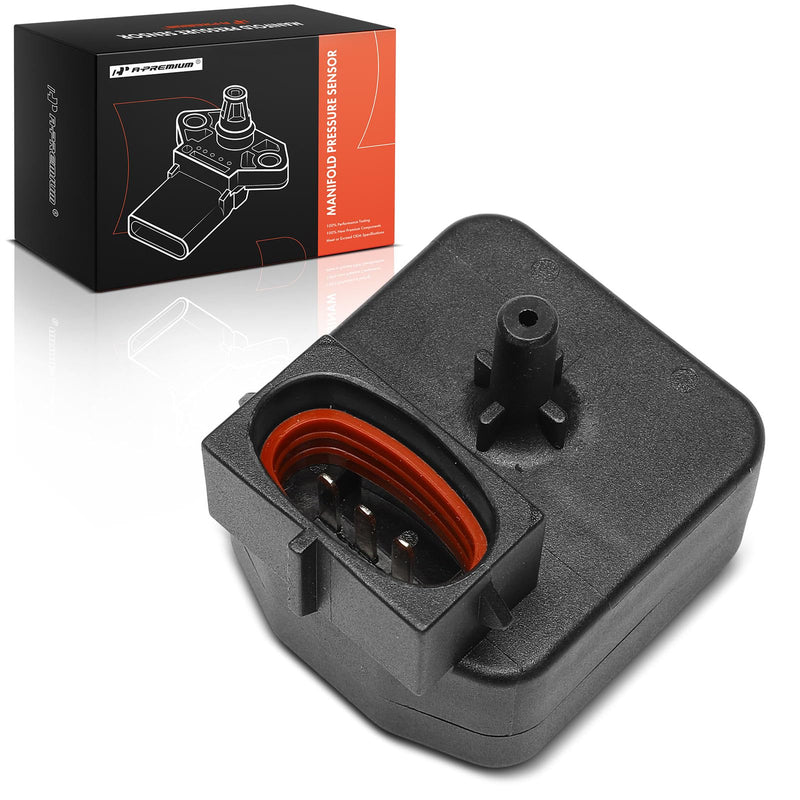 A-Premium Exhaust Gas Recirculation Pressure Sensor [3 Blades] Compatible with Ford Taurus, Ranger, Crown Victoria, Bronco II, Escort, EXP, Probe, Thunderbird & Lincoln Continental & Mercury & Merkur