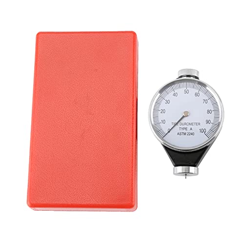  [AUSTRALIA] - 0-100 HA Hardness Tester, Shore Type A Durometer, Rubber Tire Durometer Hardness Tester Meter for Rubber, Plastic, Tire, Leather, Wax (A Type) A Type