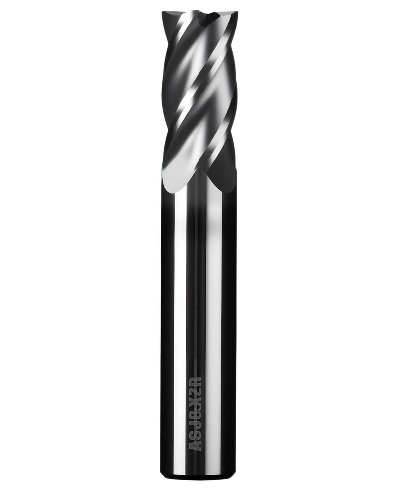 End Mill Solid Carbide, Tungsten Carbide Straight Shank (1, 1/2"(32/64")) 1/2"(32/64")