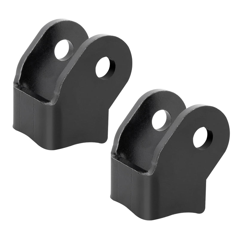 Shock Bracket Weld On Shock Mount - Heavy Duty Brackets for Off-Road Trailers Rear Axle Shock Mount Bracket Kit, Thick Weld On Shock Brackets - 1 Pair