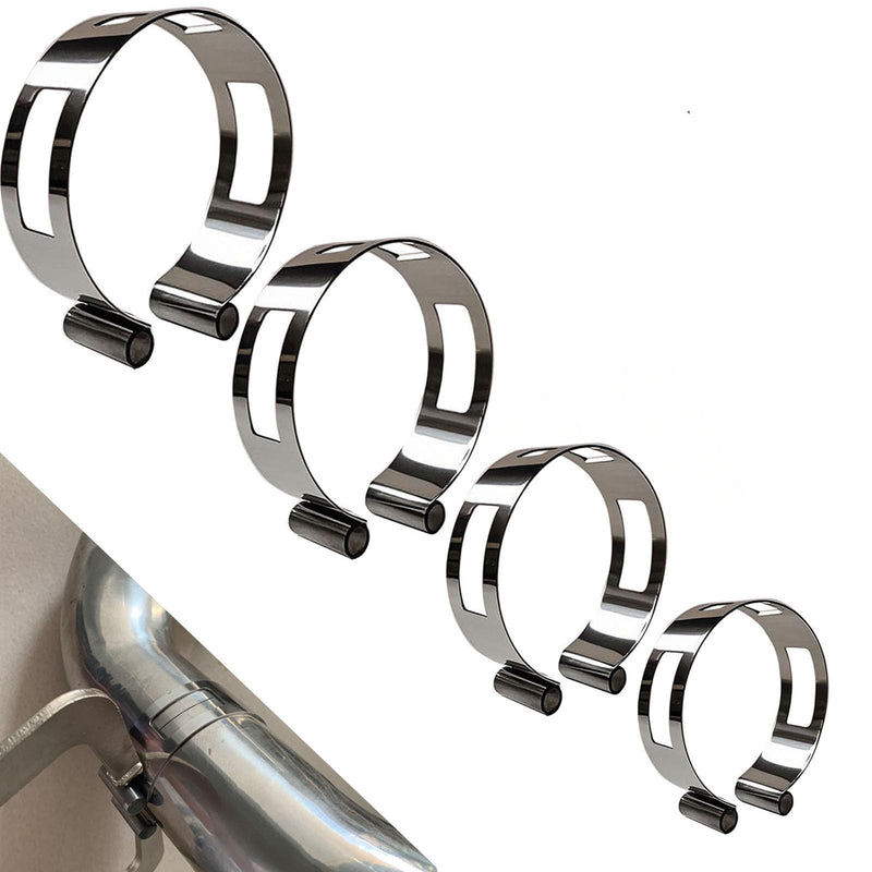 2"2.5" 3"3.5" Stainless Steel Exhaust Tack Welding Clamp-On Kit | Heavy-Duty Corrosion-Resistant Tool for Automotive Exhaust Fabrication & Professional Welding Projects (4PCS) 2,2.5,3,3.5inch