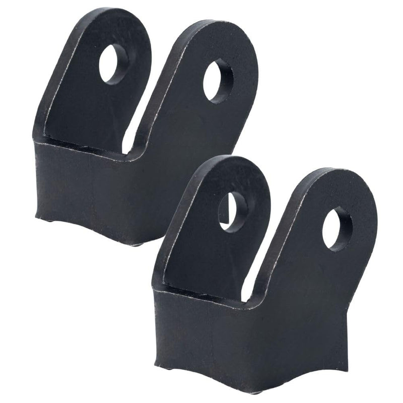 2 Pcs Shock Bracket, Heavy-Duty Shock Absorber, Black Curved Design for Off-Road Trailers (Bending Shock mounts) Bending shock mounts