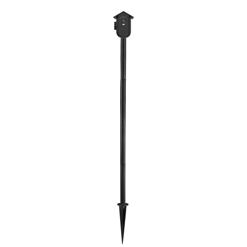 Security Camera Ground Stake Heavy Duty Stand Mount with Silicone Skin Cover for Arlo Essential XL Camera (2nd Gen) Outdoor Security Camera Adjustable Bracket（Black）